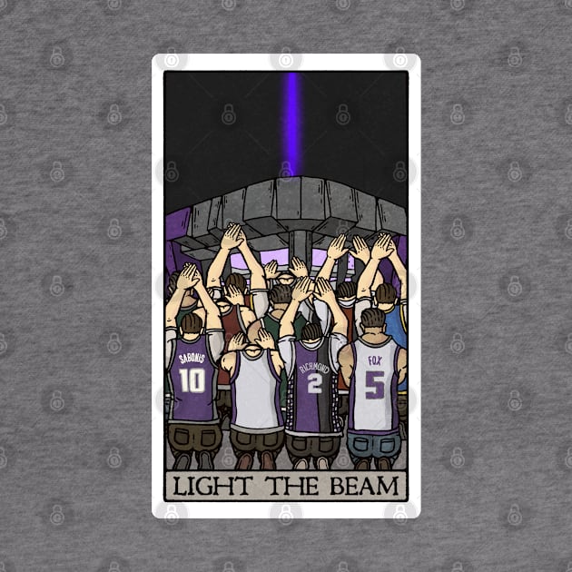 Light The Beam Tarot Card by rattraptees